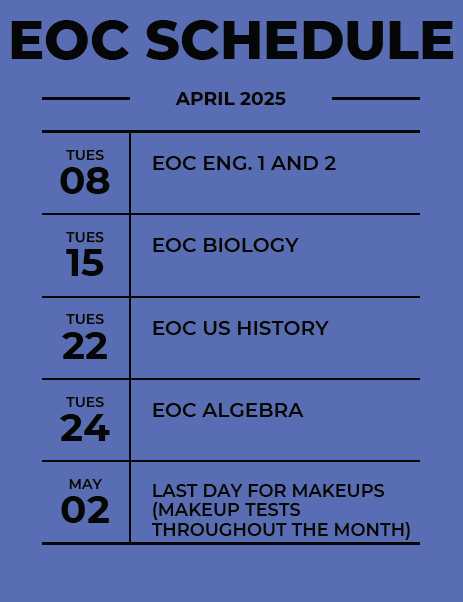 EOC Schedule